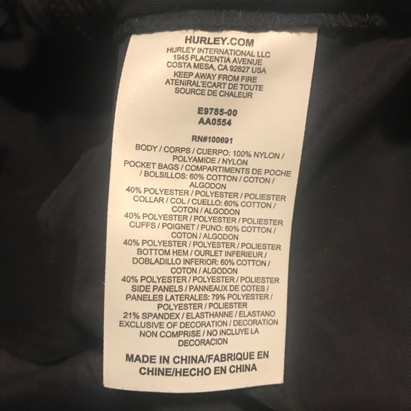 Hurley Jacket - Picture 9 of 9